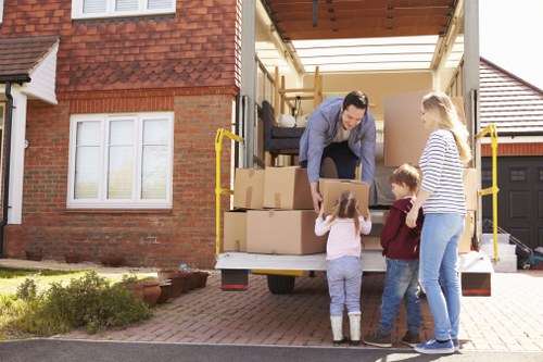 Removal van service for local moves in South Kensington