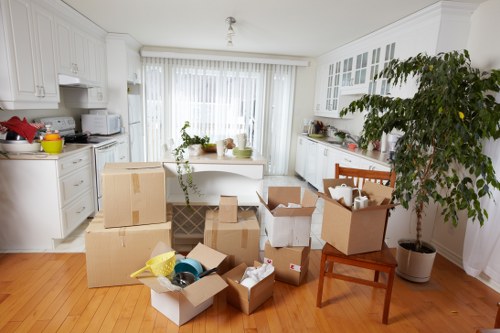 Commercial movers planning a business relocation in South Kensington