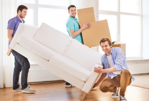 Van service support for moving items in South Kensington