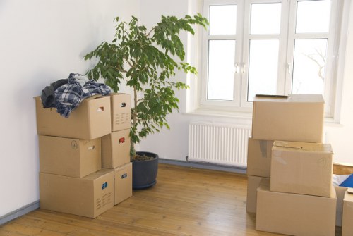 Unpacking service helping a South Kensington resident settle in
