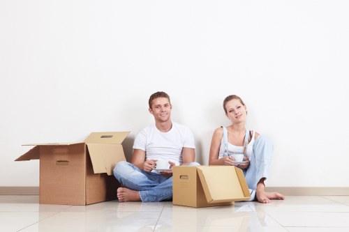 Local packing materials for flats and apartments in South Kensington