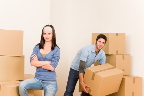 Local team collecting bulky furniture in South Kensington