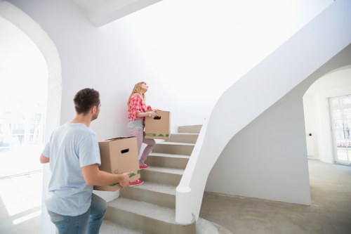 Careful handling of furniture during a home relocation in South Kensington