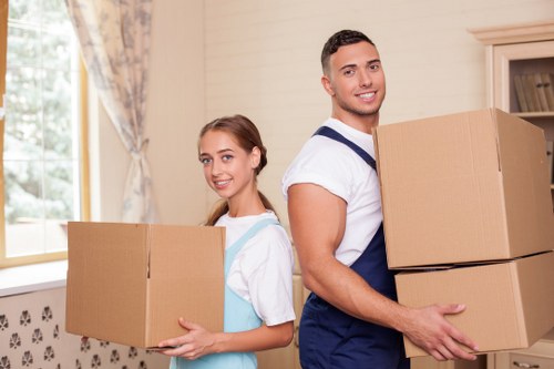 Commercial removal service for a South Kensington office relocation