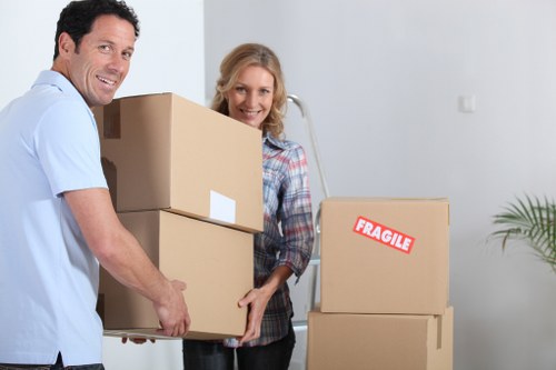 Protecting furniture and fragile items during a South Kensington house removal